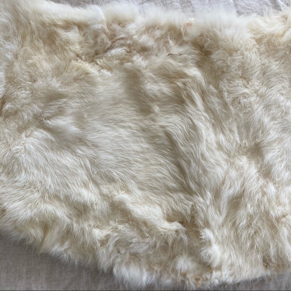 Real rabbit fur wrap / shawl - Picture 2 of 8